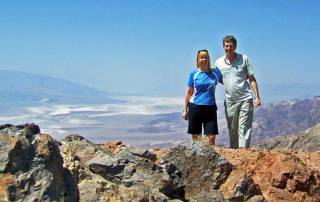 Viki, Tim, Dantes View, Death Valley Day Trip