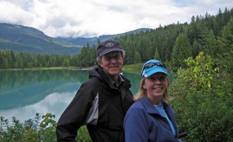 Tim, Viki, Mountain Biking, Whistler Summer Visit