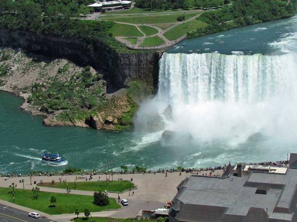 Niagara Falls View from Embassy Suites Canada