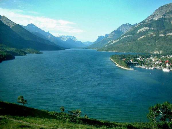 View from Prince of Wales Hotel, Waterton Lakes National Park