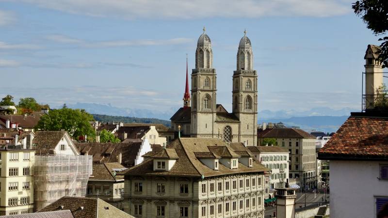 Grossmünster Church, Zurich Old Town