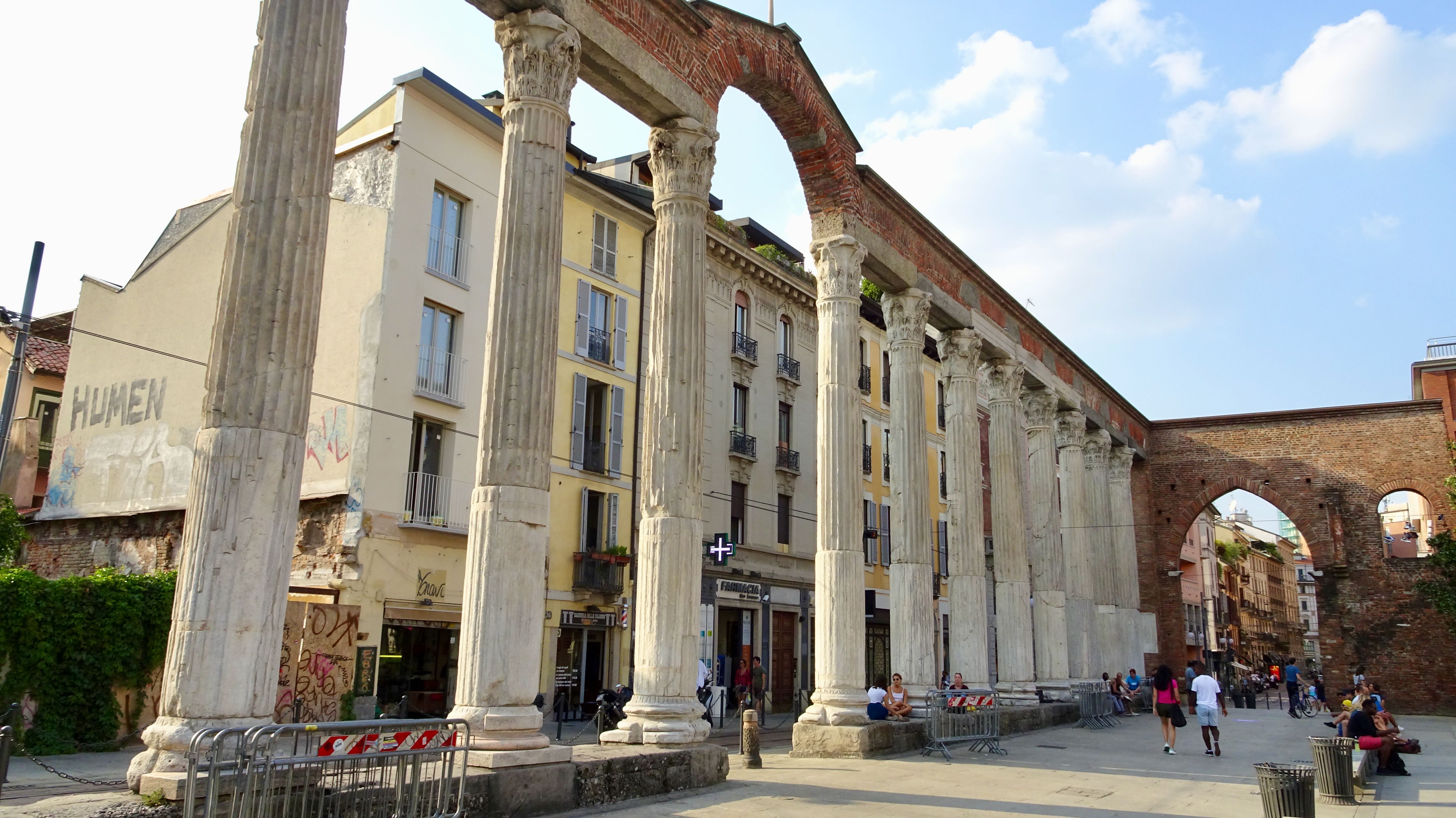 San Lorenzo Roman Columns, Milan Visit