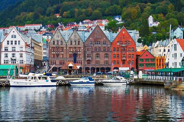 Bryggen Wharf, Bergen Norway