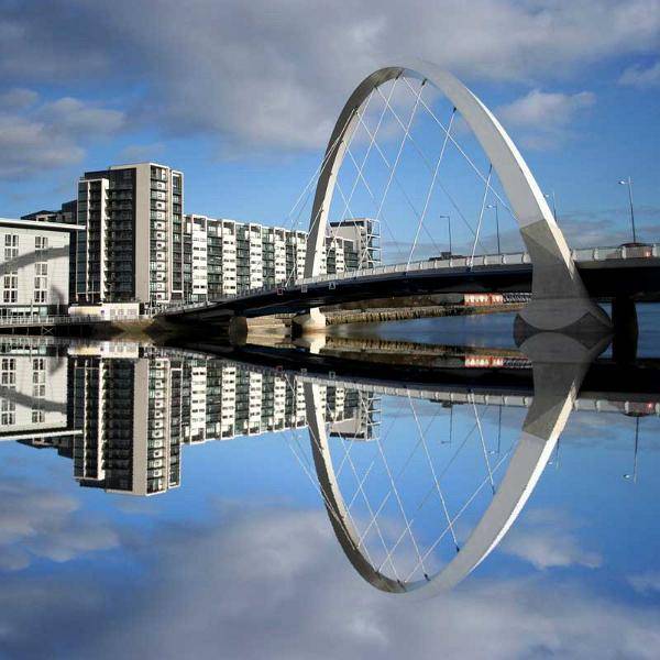 Clyde Arc Bridge, River Clyde, Visit Glasgow