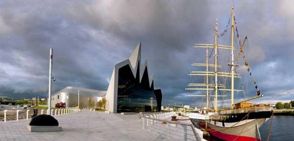 Riverside Museum, Tall Ship, River Clyde, Glasgow