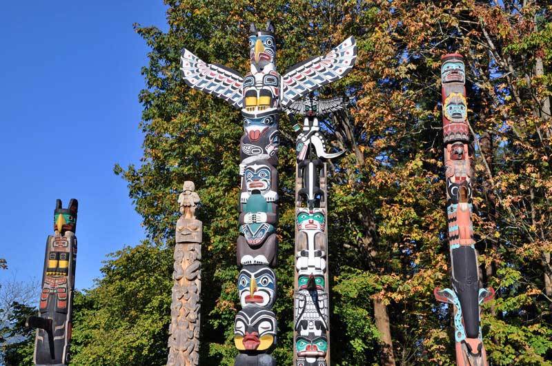 Totem Poles, Stanley Park, Vancouver