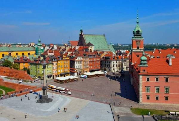 Castle Square, Visit Warsaw, Poland