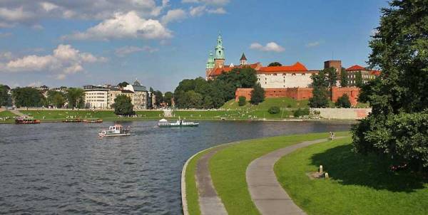 Vistula River, Wawel Castle, Krakow