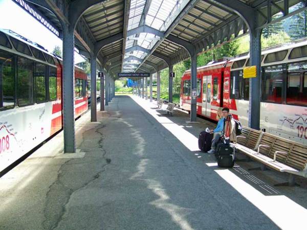 Chamonix Train Station, Using Eurail Pass