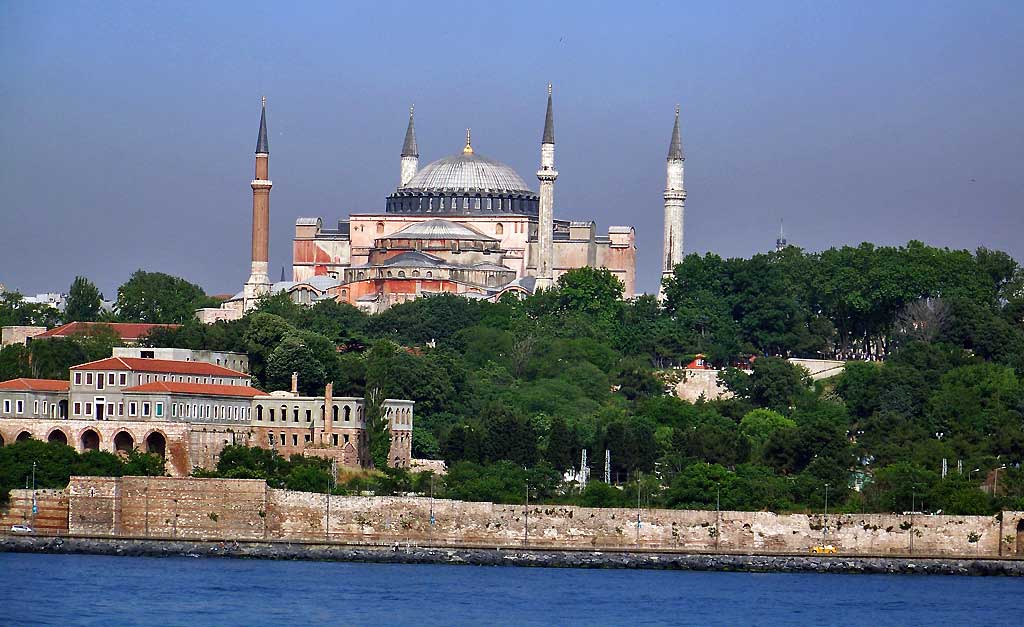 Hagia Sophia, Istanbul from the Bosphorus