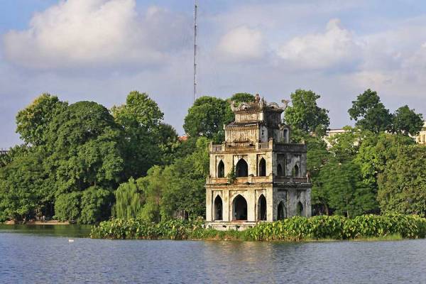 Tortoise Tower, Hoan Kiem Lake, Visit Hanoi