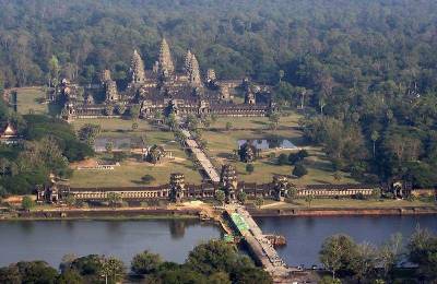Angkor Wat Temple & Moat near Siem Reap