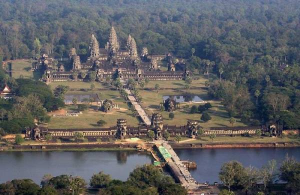 Angkor Wat Temple & Moat near Siem Reap