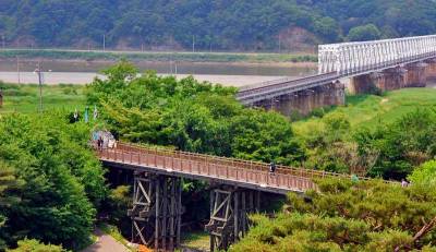 Bridge of Freedom, DMZ. North and South Korea Border