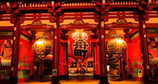 Senso-ji, Red Japanese Temple, Visit Tokyo