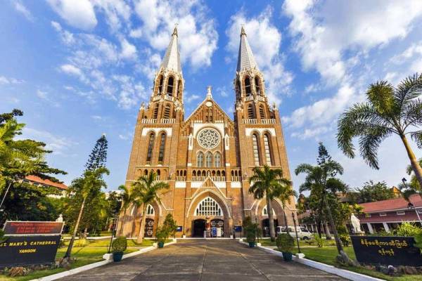 St Mary's Cathedral, Visit Yangon