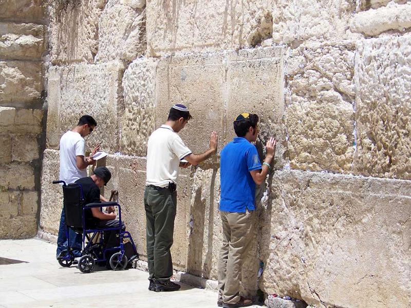 Wailing Wall Worshippers, Visit Jerusalem