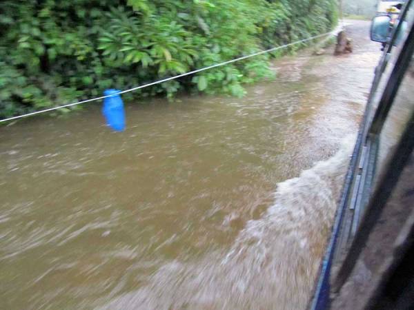 Flooding near Santa Elena Cloud Forest Reserve, Monteverde, Costa Rica Tour