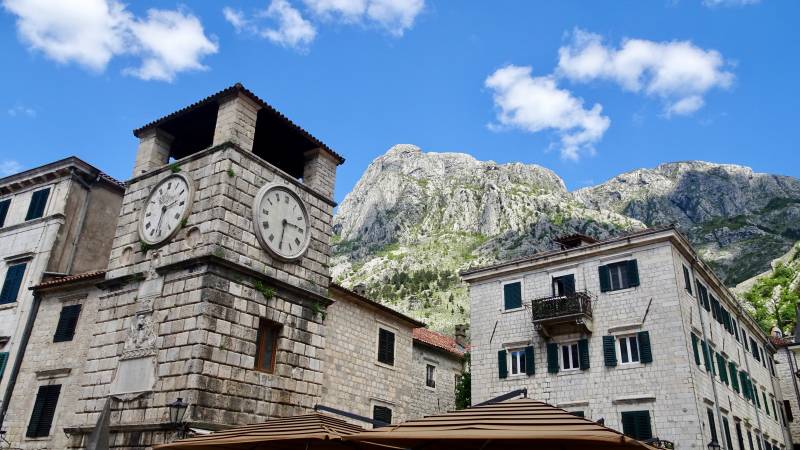 Clock Tower, Old Town Kotor, Montenegro