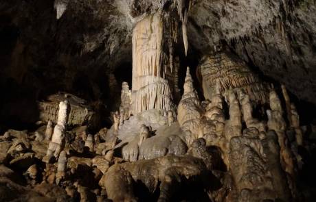 Postanja Cave Park Stalagmites, Slovenia
