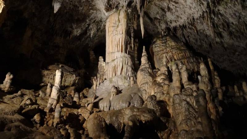 Postojna Cave Park Stalagmites, Slovenia