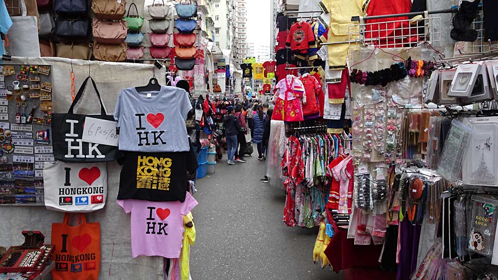 Mong Kok Street Market, Hong Kong during Protests