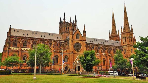 St Mary's Cathedral, Hyde Park, Sydney Visit