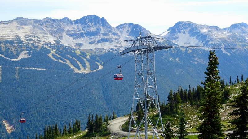 Peak to Peak Gondola Tower, Whistler