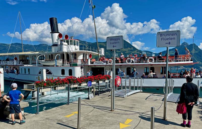 Gallia Steamboat, Lake Lucerne