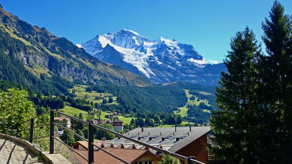 One Week in Wengen - Jungfrau from Jungfraublick Hotel