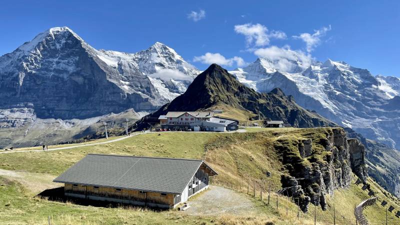 One Week in Wengen - Jungfrau Peaks from Mannlichen