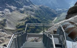 Mount Titlis Cliff Walk Stairs