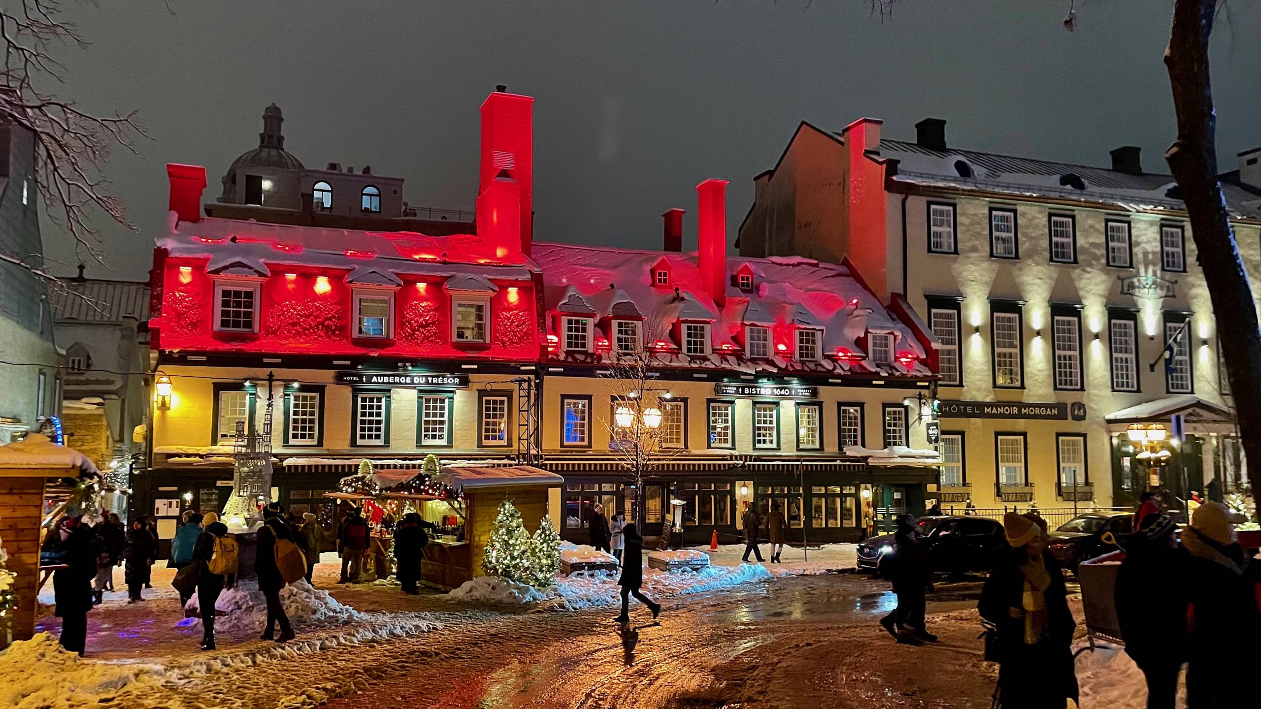 Bistro 1640, Auberge du Tresor, Quebec Christmas Markets