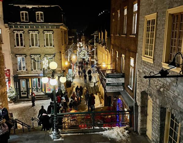 Rue du Petit Champlain, Quebec Christmas Markets