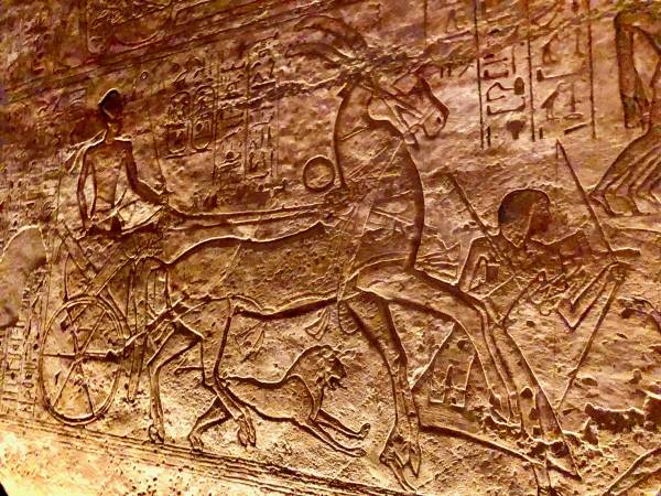 Chariot Relief, Great Temple Interior, Abu Simbel