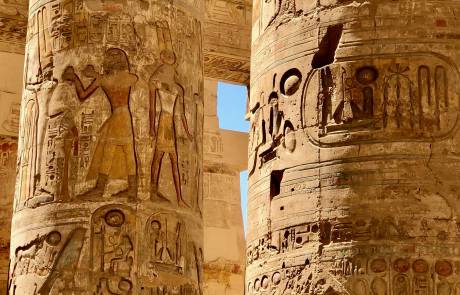 Hieroglyphics on Columns, Karnak