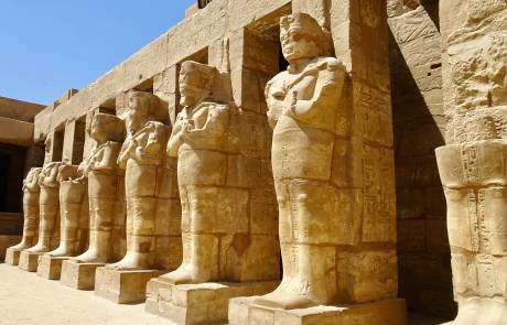 Karnak Temple Statues, Luxor