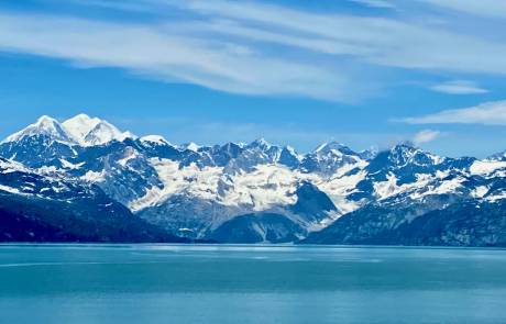 Glacier Bay Mountain Range View