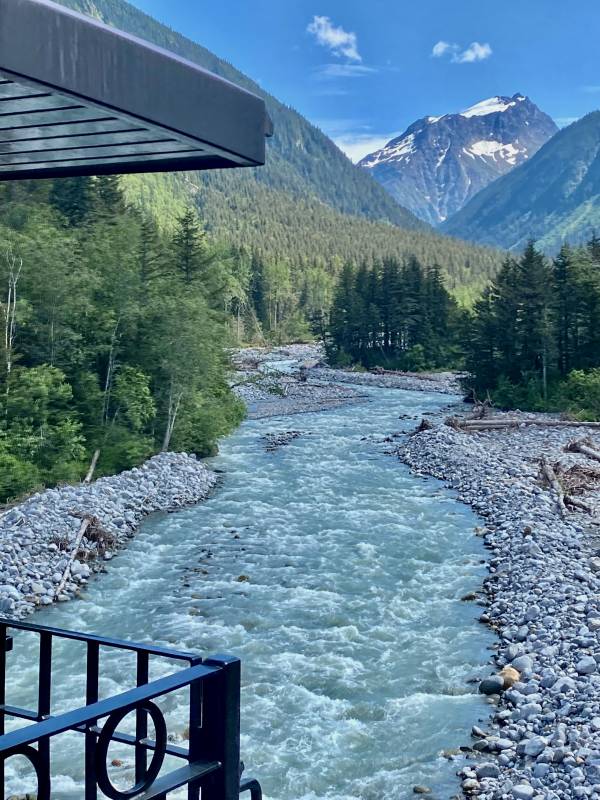 Skagway River from White Pass Train