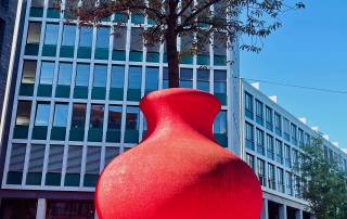 Roter Platz Vase, Red Plaza, St Gallen