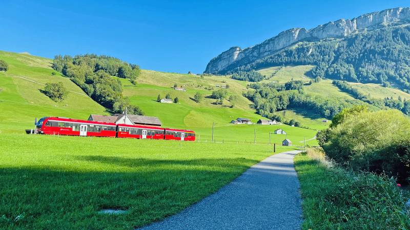 SBB App for Swiss Rail, Appenzell