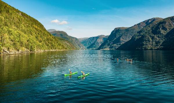 Kayaking, Eidfjord