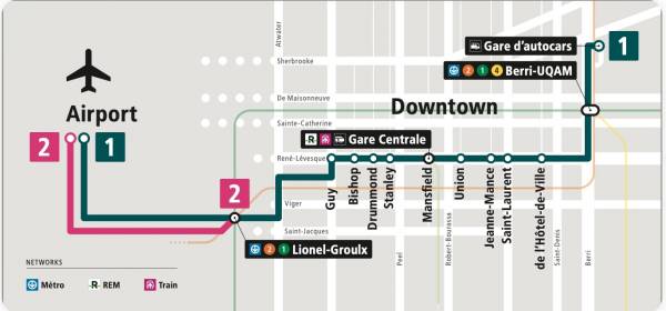 747 Airport Bus Route, Montreal