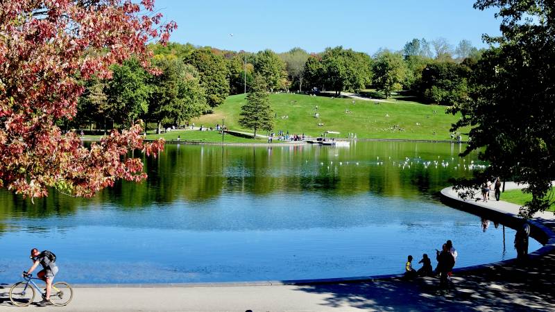 Beaver Lake from Cafe des Amis