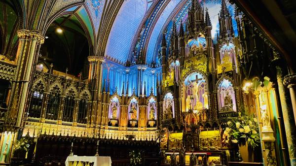 Notre-Dame Basilica Interior, Montreal
