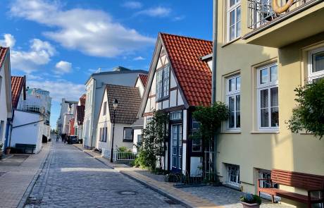 Warnemunde Alexandrinen Strasse Fisherman Houses Warnemunde Alexandrinen Strasse Fisherman Houses