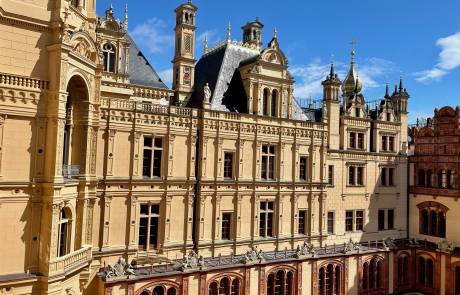 Schwerin Castle Courtyard View Schwerin Castle Courtyard View