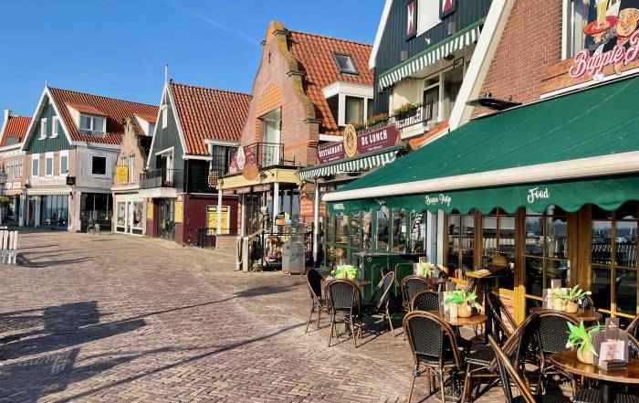 Volendam Harbor Before the Tourists Arrive