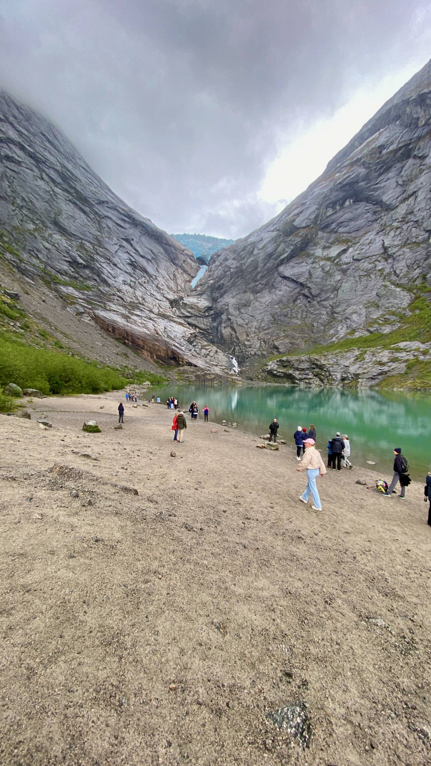 Briksdal Glacier and Glacial Lake, Olden Briksdal Glacier and Glacial Lake, Olden