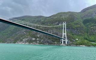 Hardanger Bridge near Eidfjord Hardanger Bridge near Eidfjord